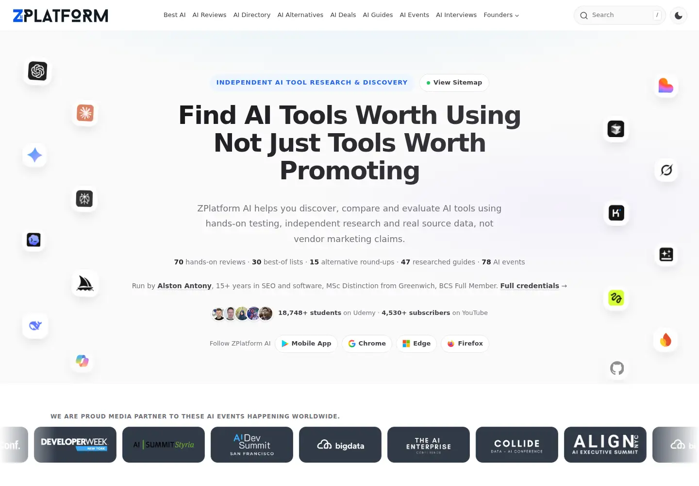 Screenshot of zplatform.ai