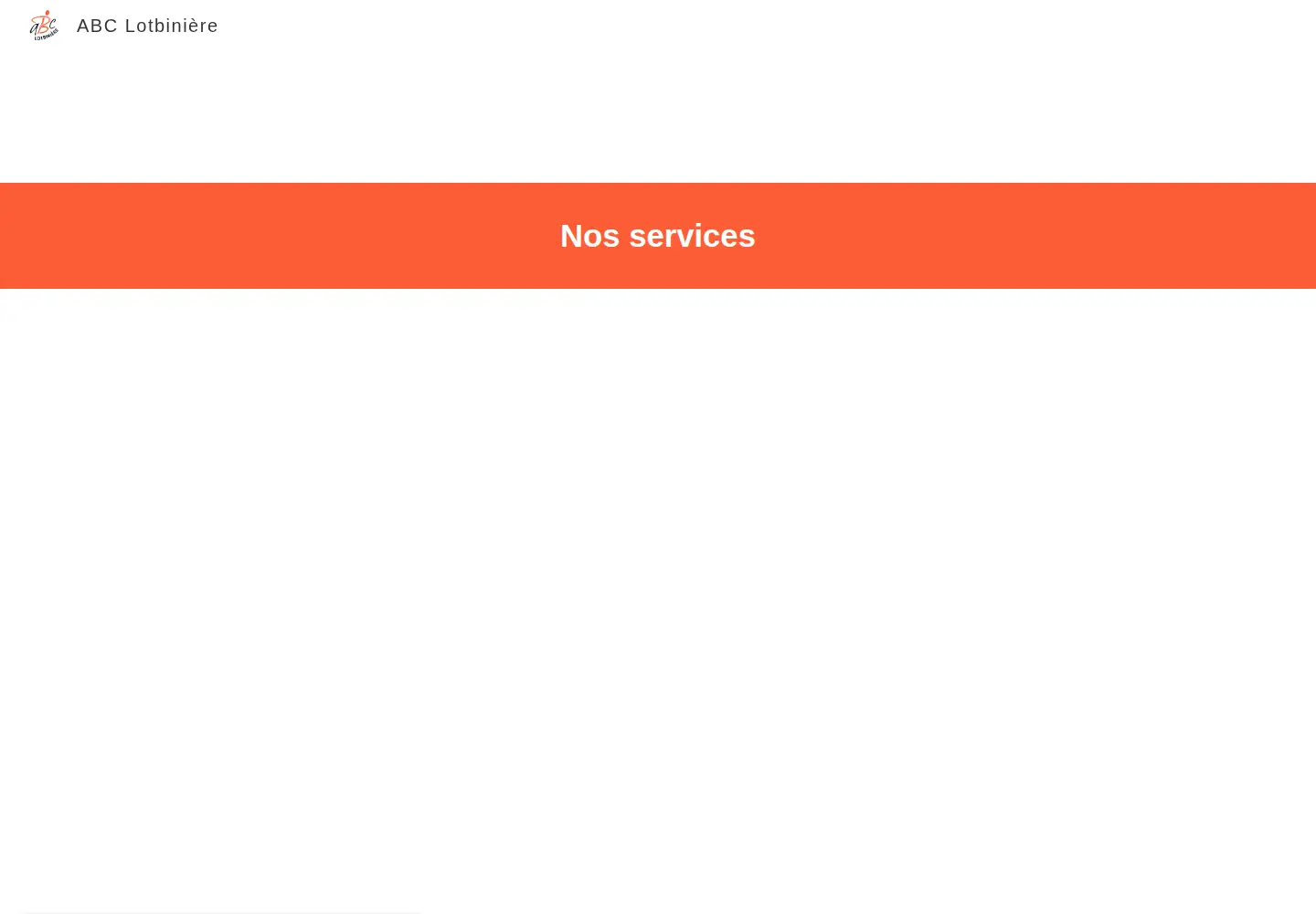 Screenshot of abclotbiniere.com