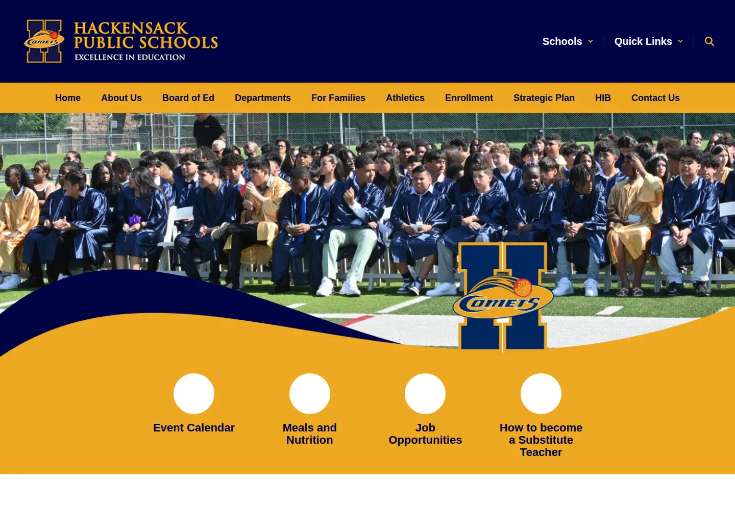 Screenshot of hackensackschools.org