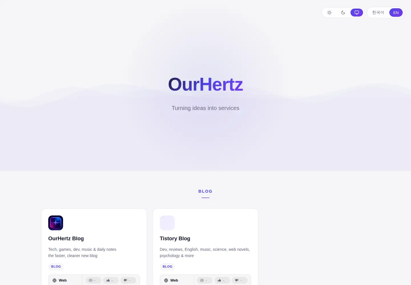 Screenshot of ourhertz.com