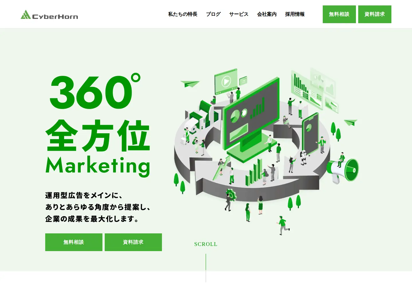 Screenshot of cyberhorn.co.jp