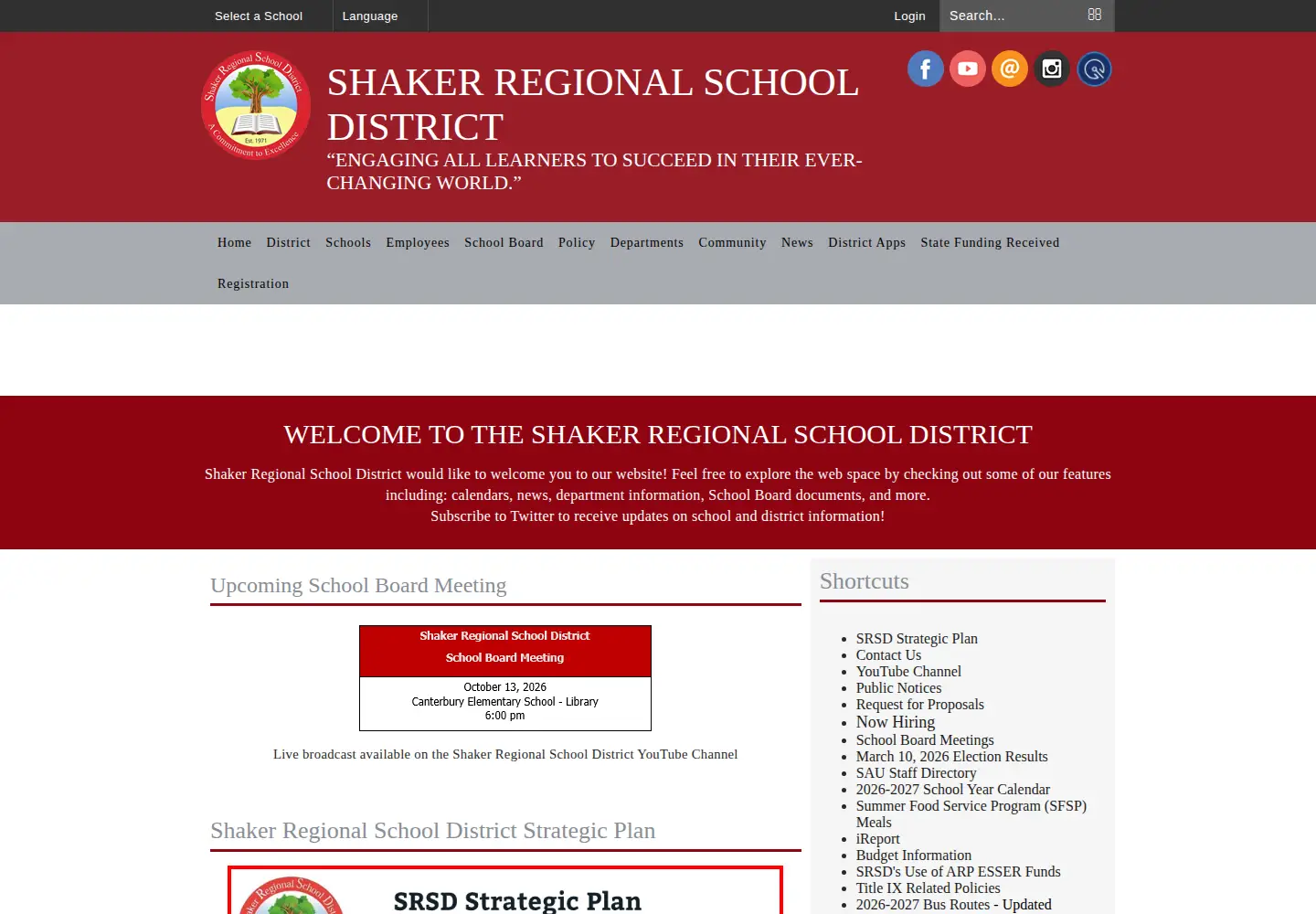 Captured homepage of sau80.org in the current scan