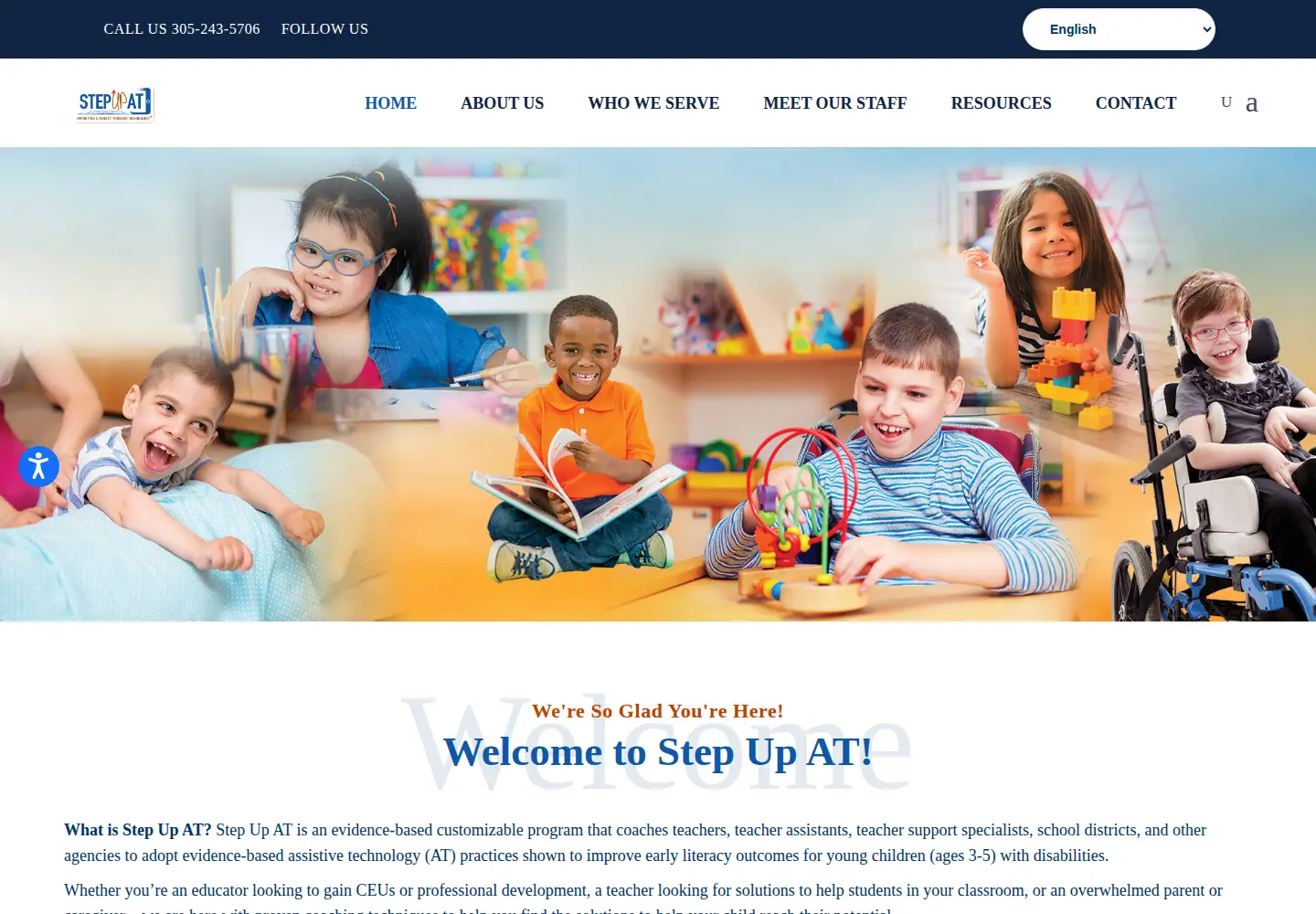 Captured homepage of stepupat.org in the current scan