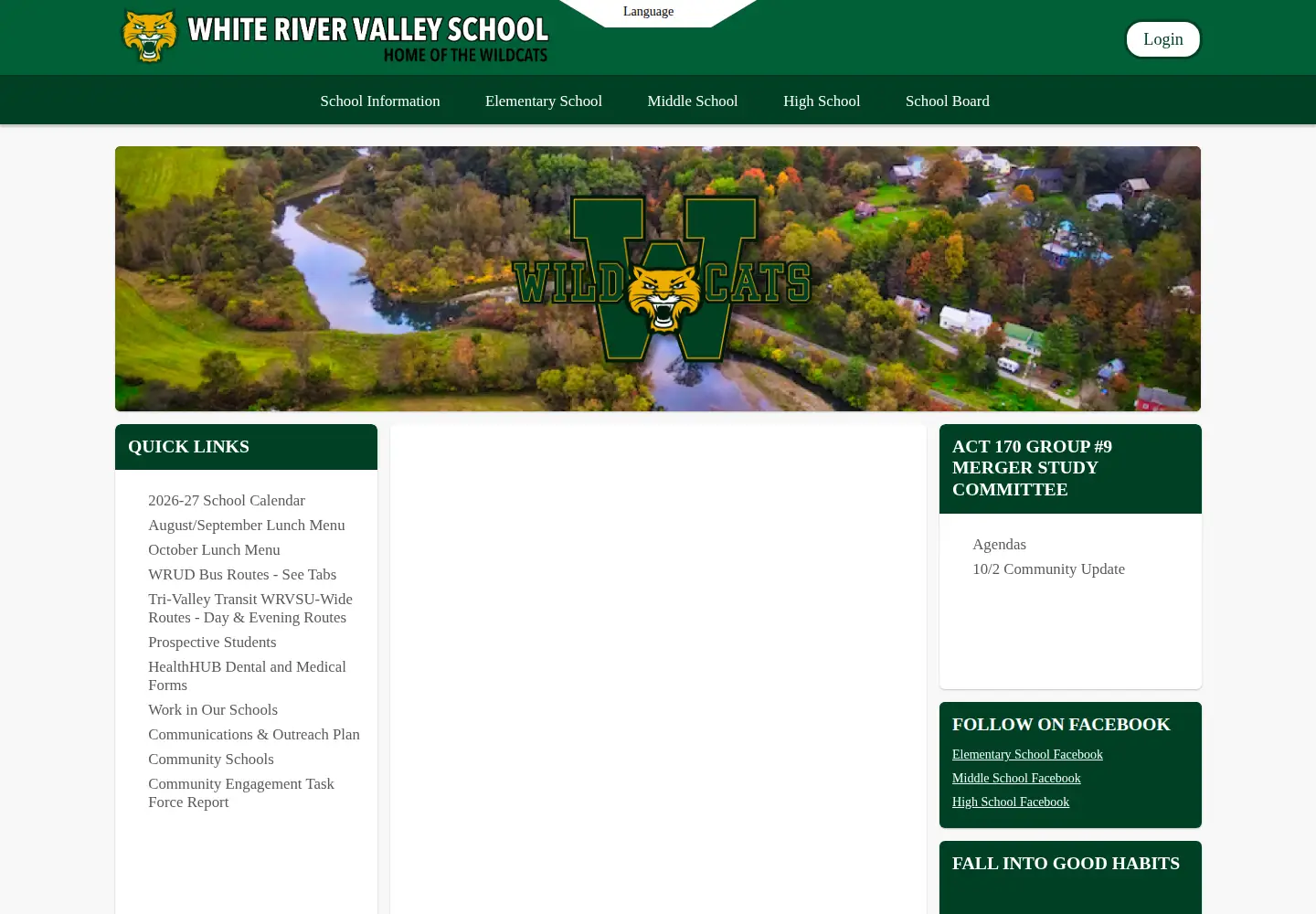 Captured homepage of wrvsd.org in the current scan