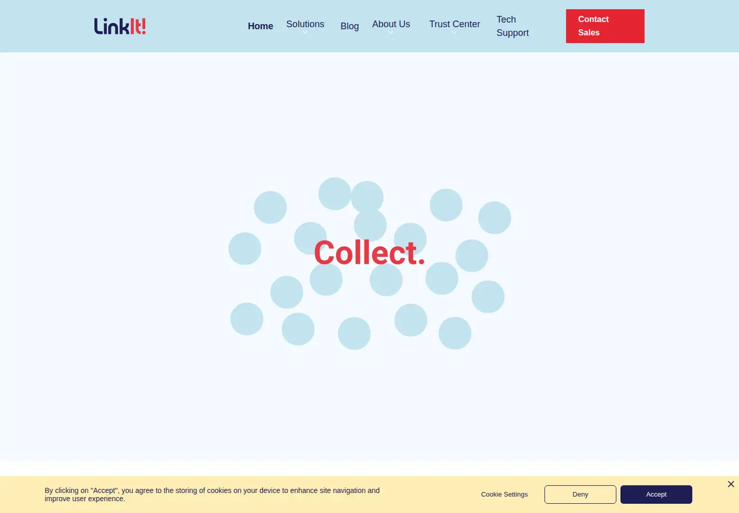 Screenshot of linkit.com