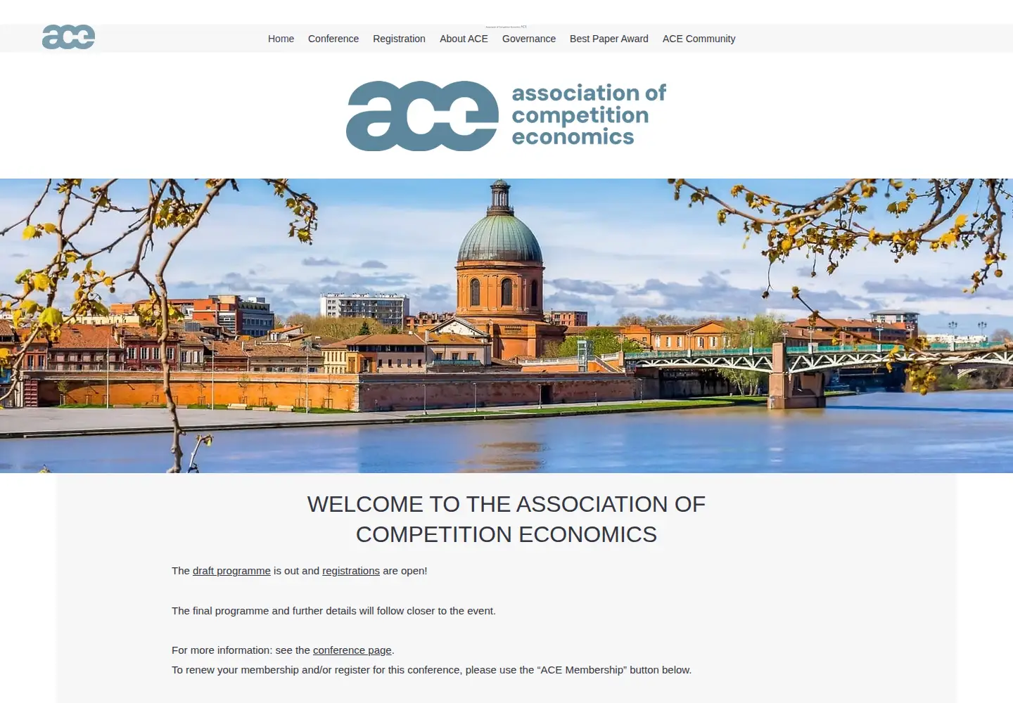 Screenshot of competitioneconomics.org