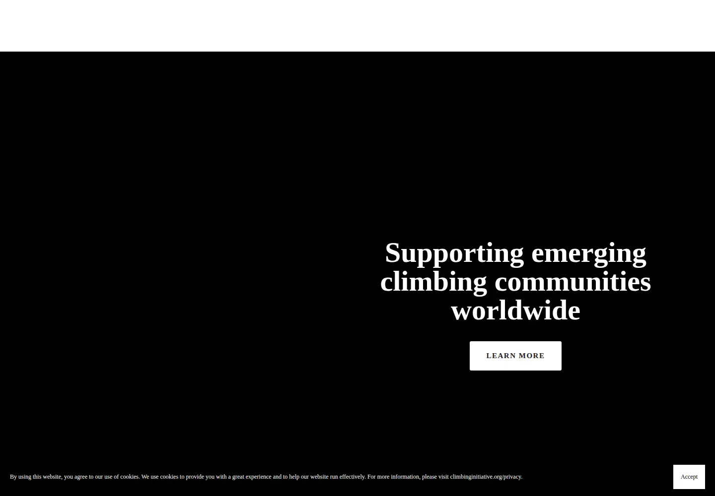 Screenshot of globalclimbing.org