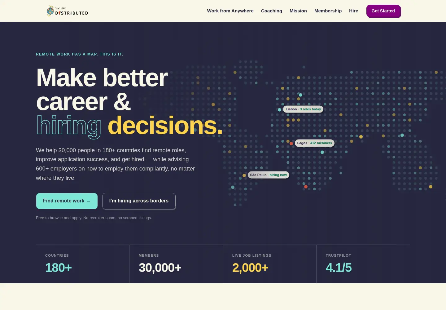 Screenshot of wearedistributed.org