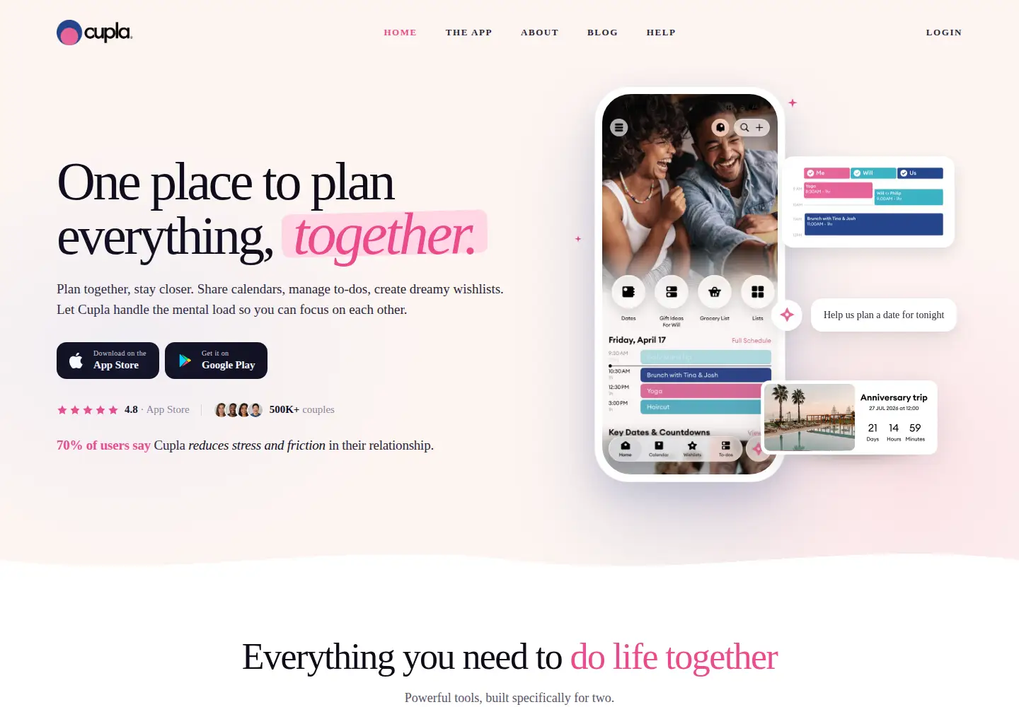 Screenshot of cupla.app