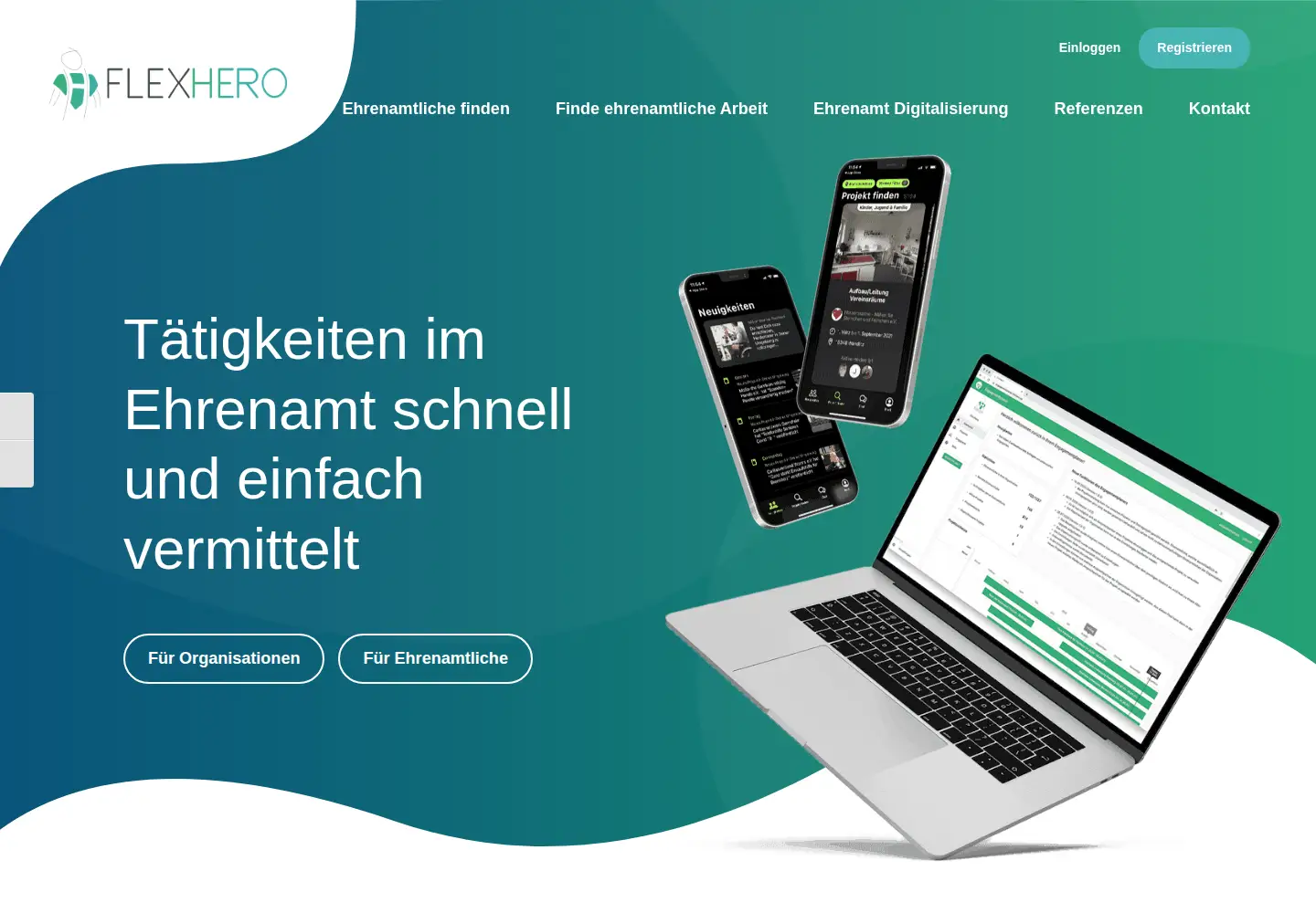 Screenshot of flexhero.de