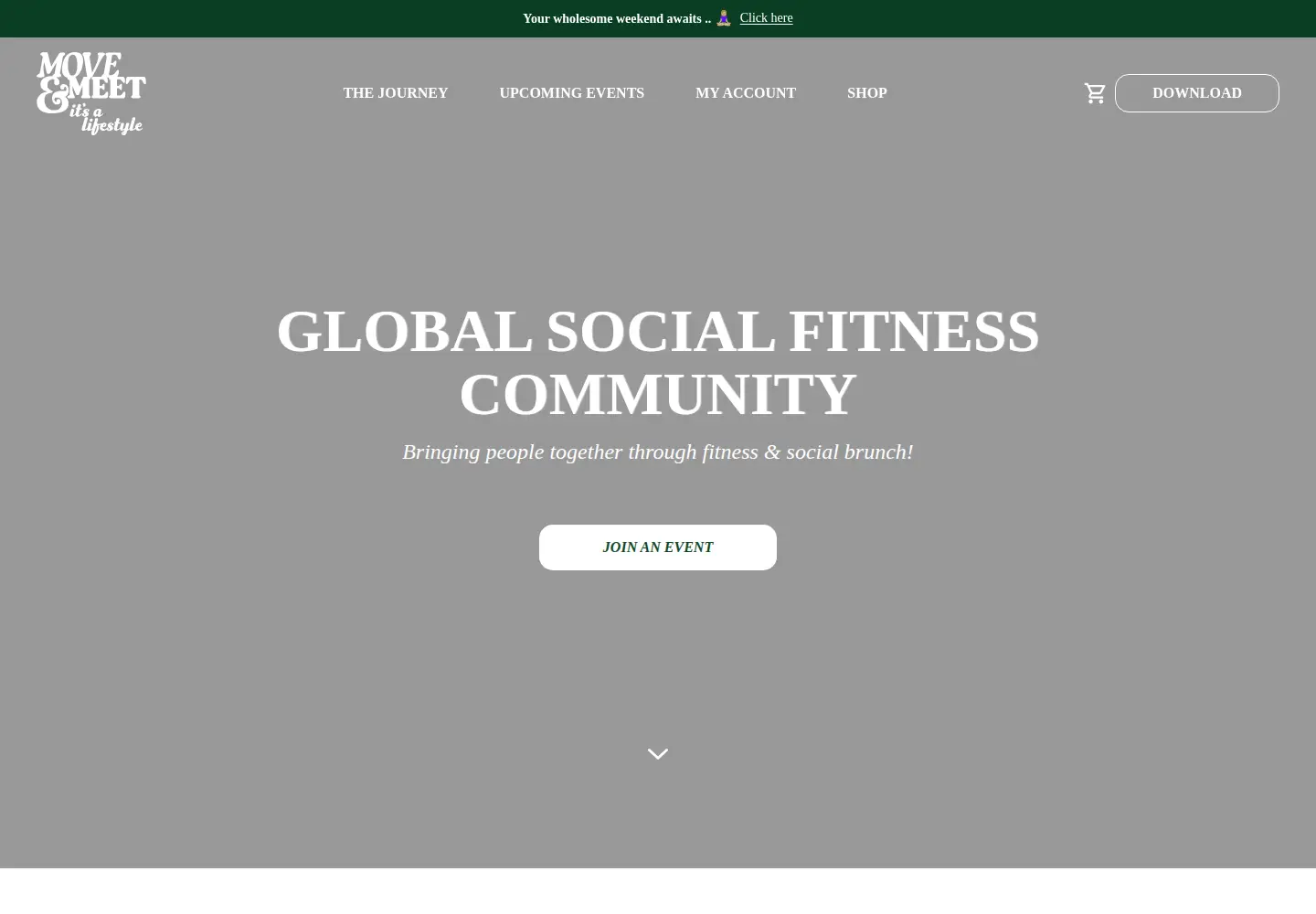 Captured homepage of moveandmeet.co.uk in the current scan