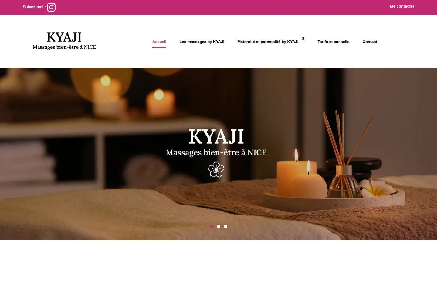 Screenshot of kyaji.fr