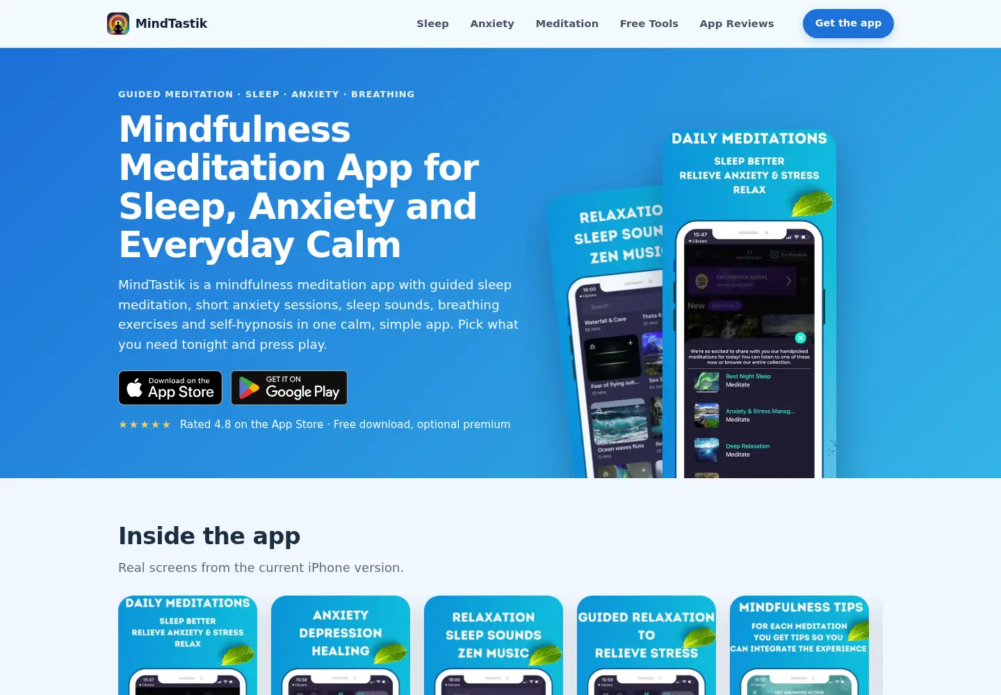Screenshot of mindtastik.com