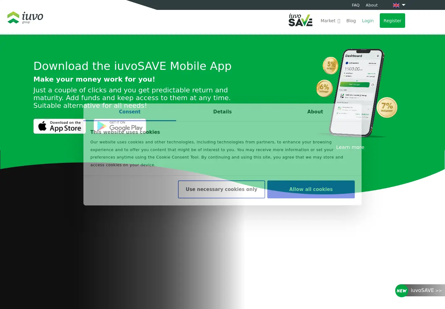 Screenshot of iuvo-group.com