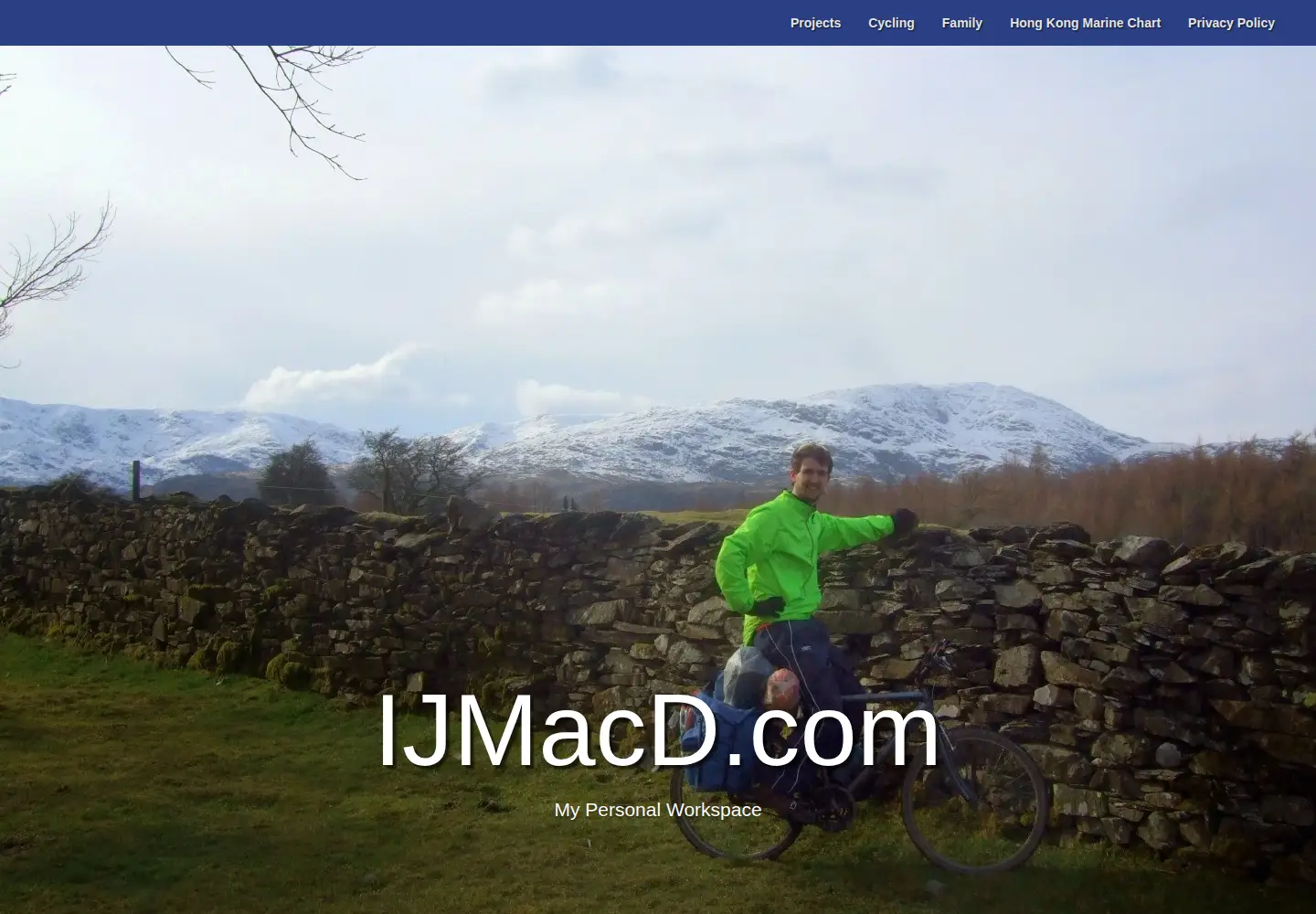 Captured homepage of ijmacd.com in the current scan