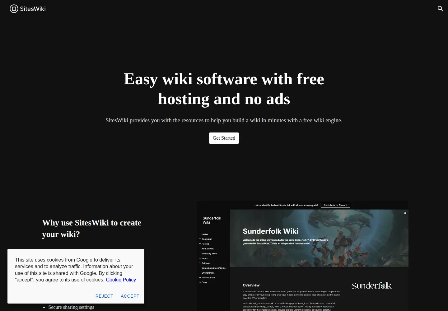 Screenshot of siteswiki.org