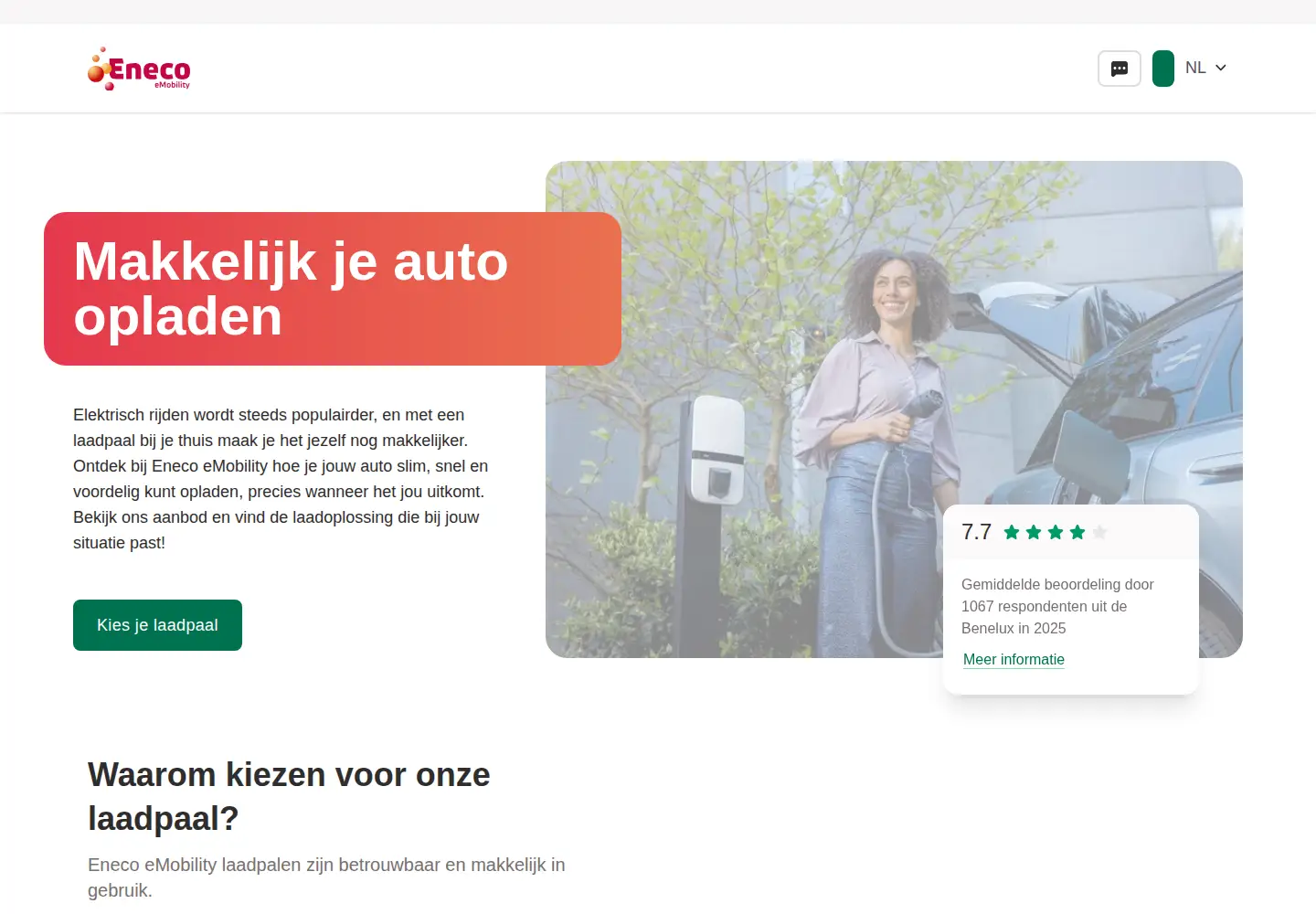 Screenshot of eneco-emobility.com