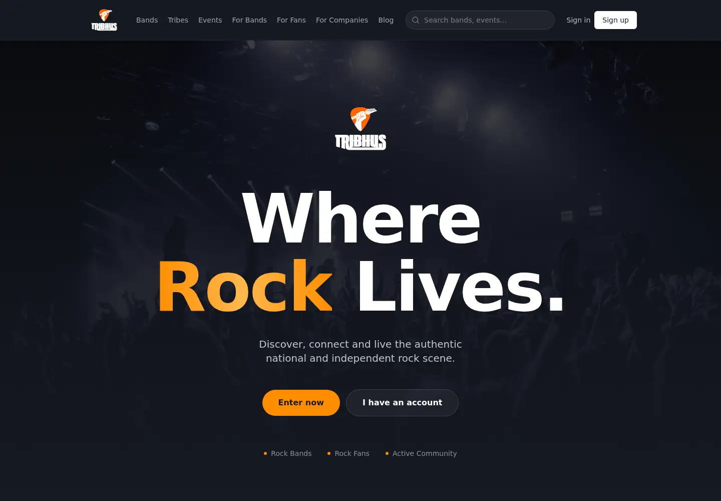 Screenshot of tribhus.com.br
