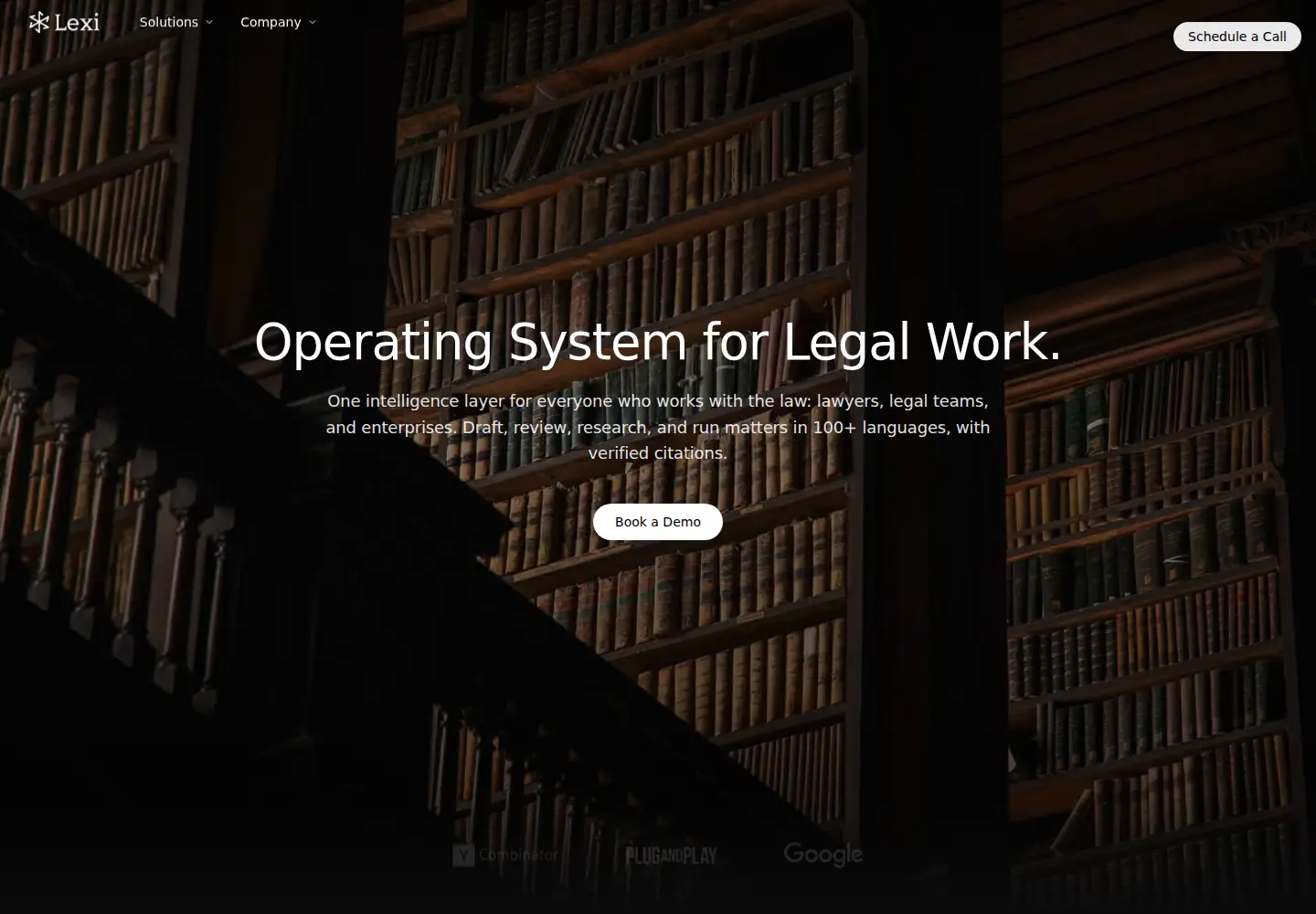 Screenshot of getlexi.io