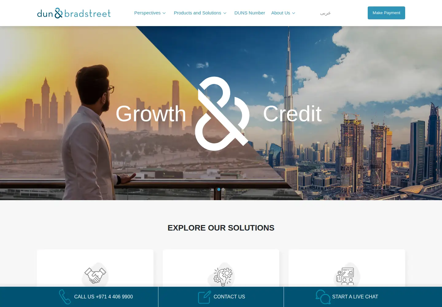 Screenshot of dnbuae.com