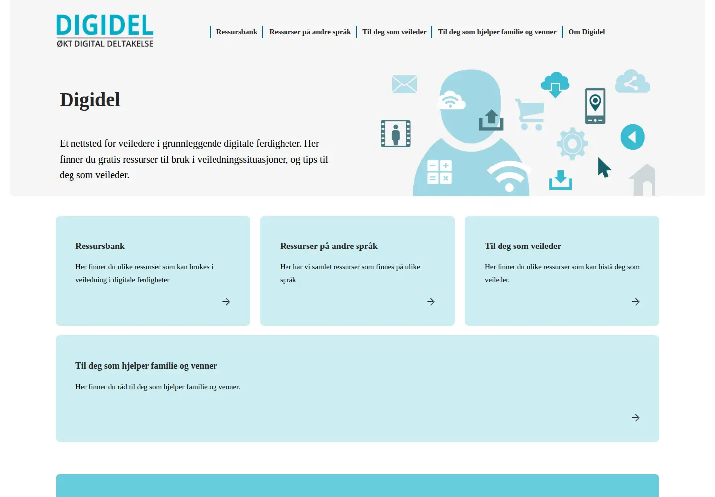 Screenshot of digidel.no