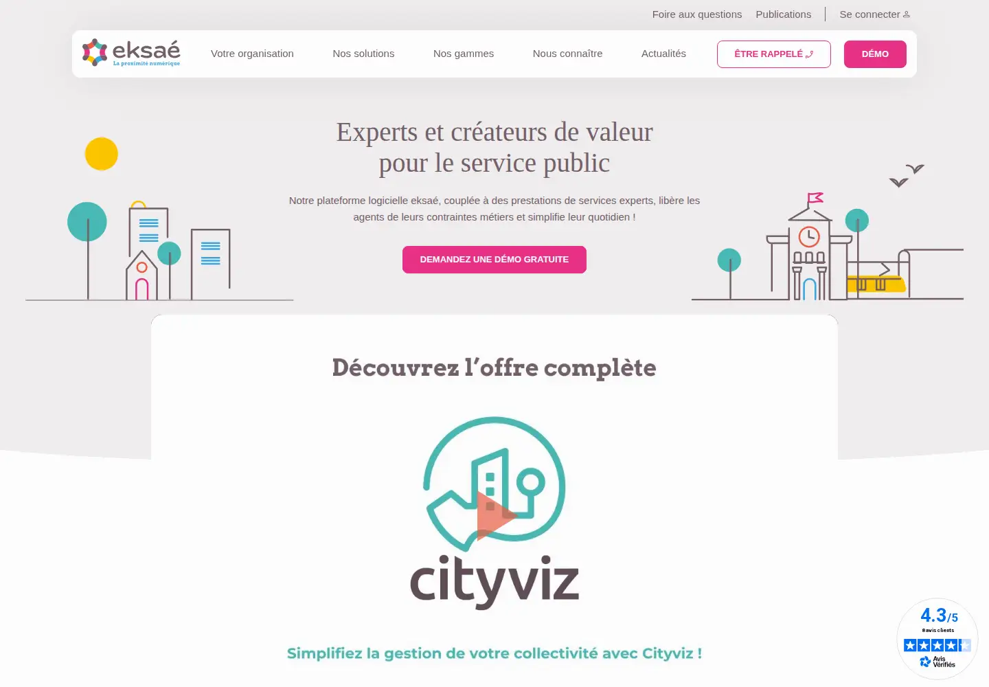 Screenshot of eksae.fr