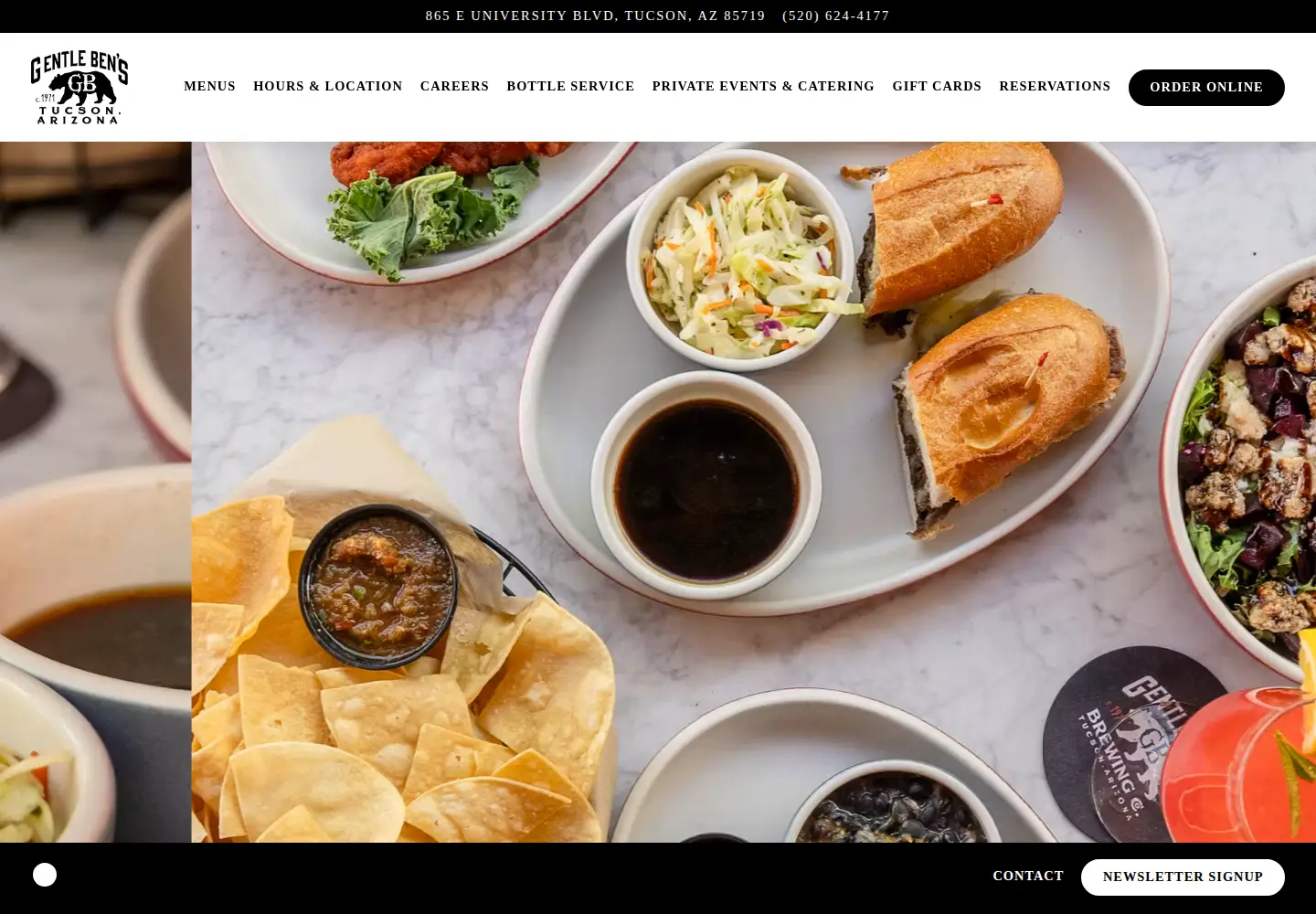 Captured homepage of gentlebens.com in the current scan