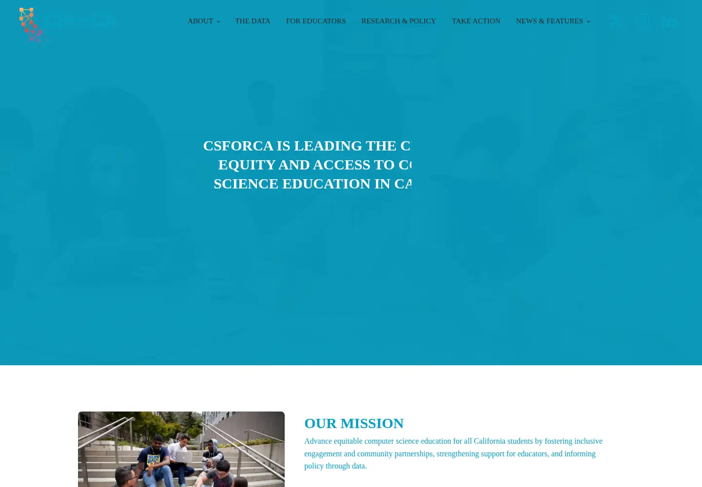 Captured homepage of access-ca.org in the current scan