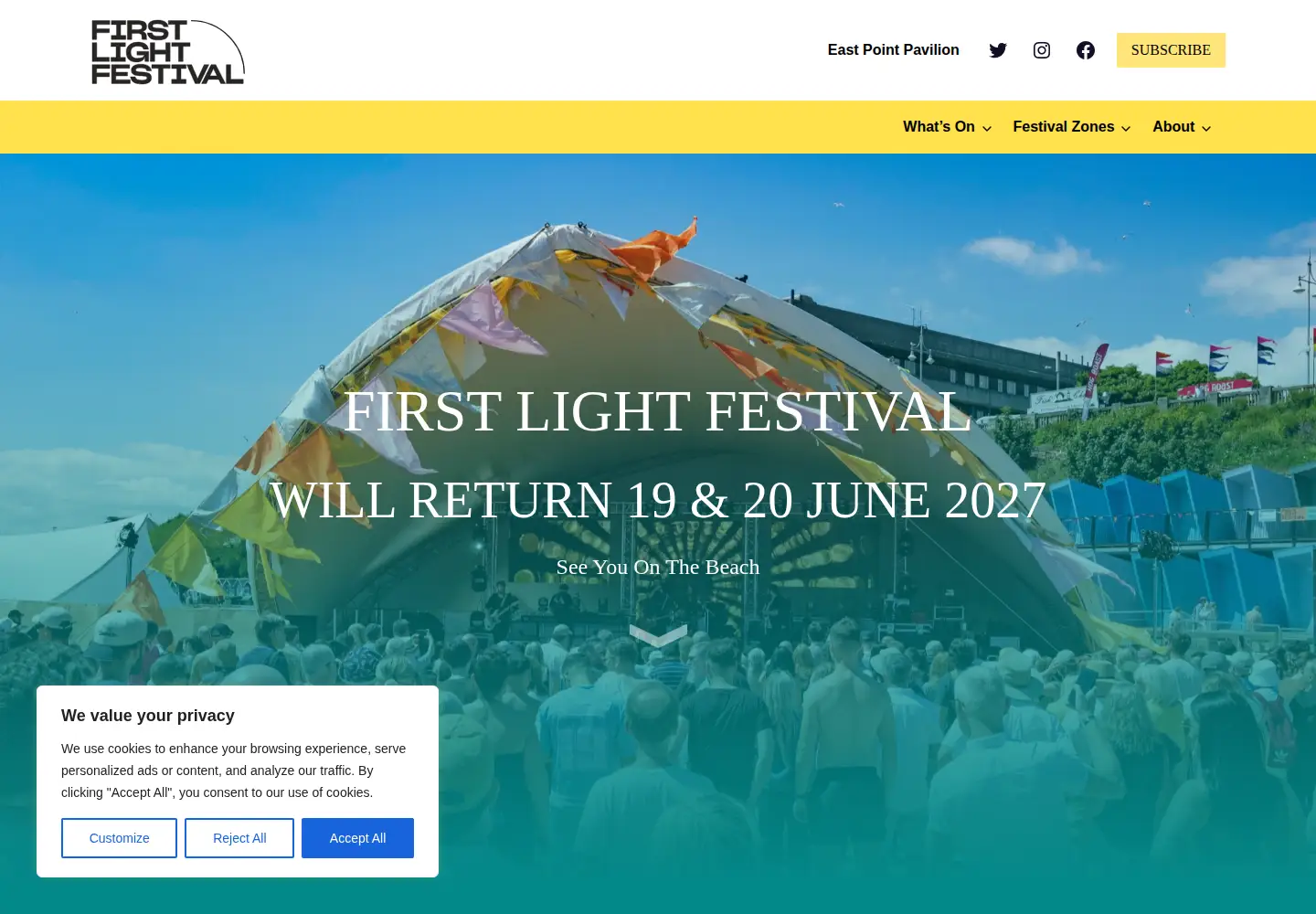 Screenshot of firstlightlowestoft.com