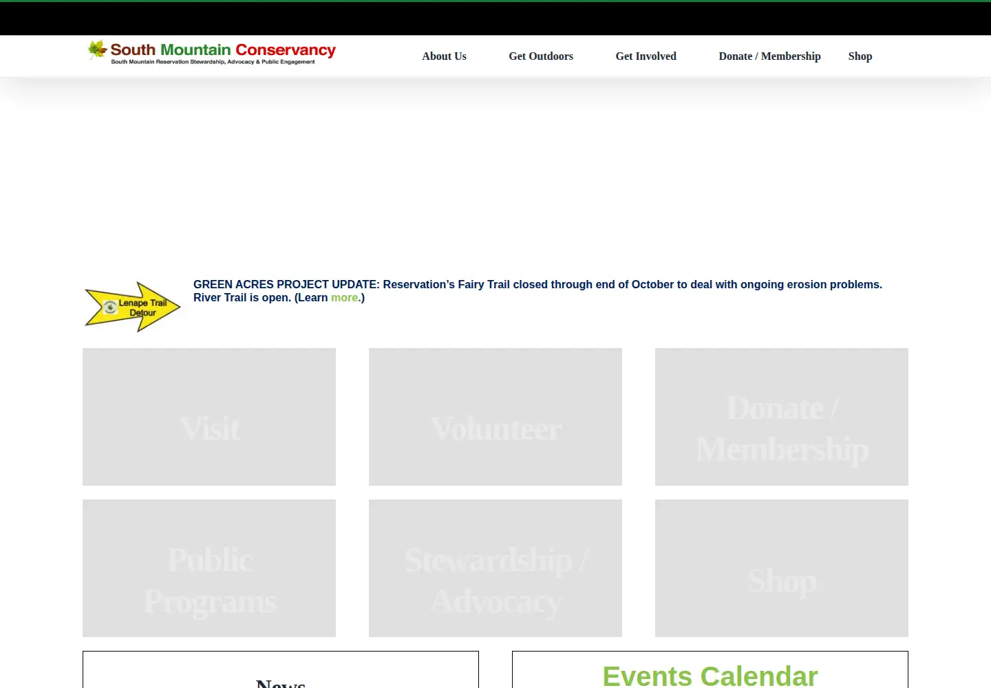 Captured homepage of somocon.org in the current scan