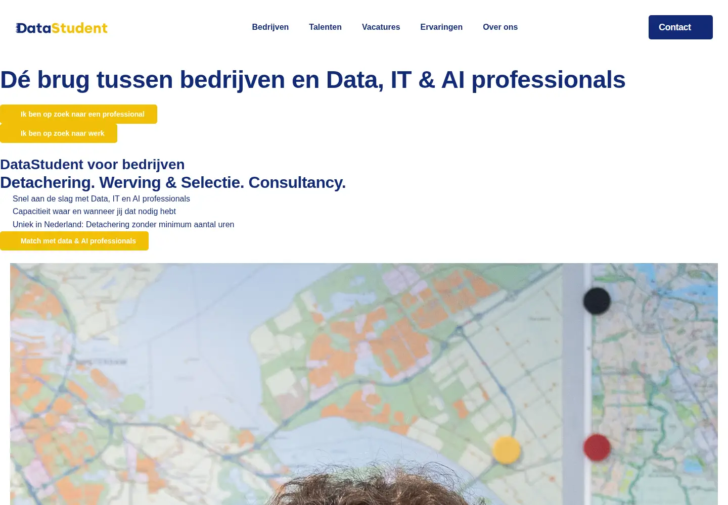 Screenshot of datastudent.nl