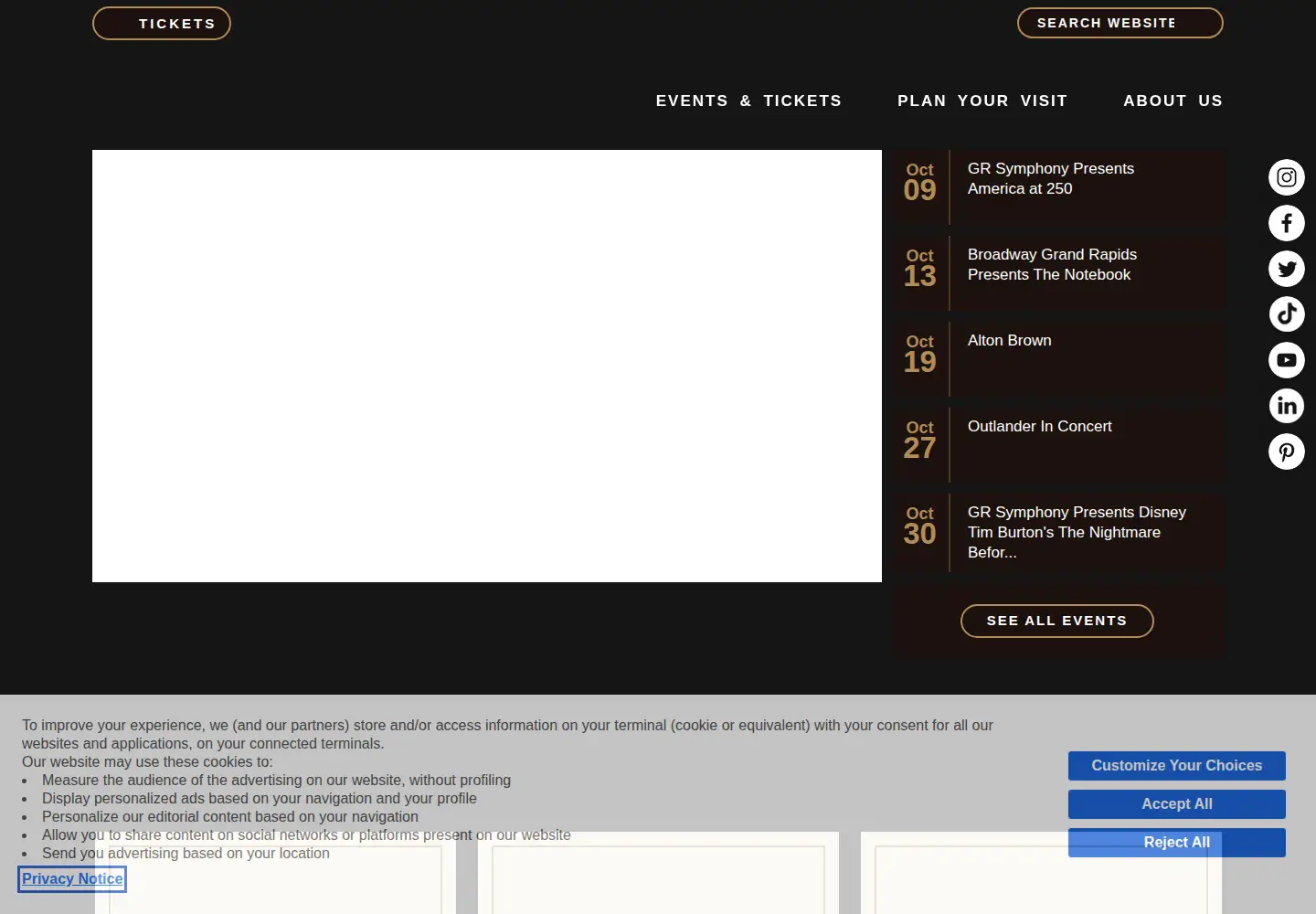 Screenshot of devosperformancehall.com