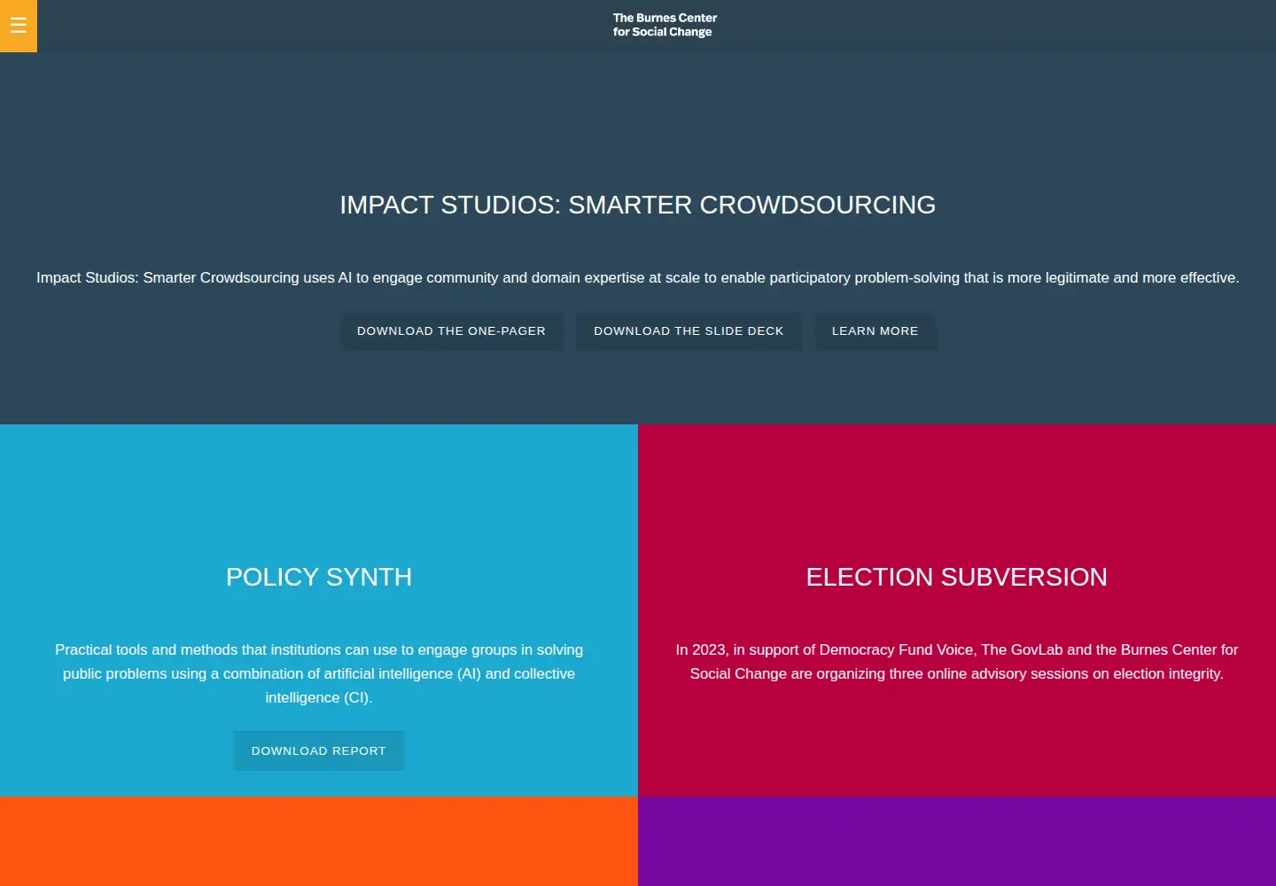 Screenshot of smartercrowdsourcing.org