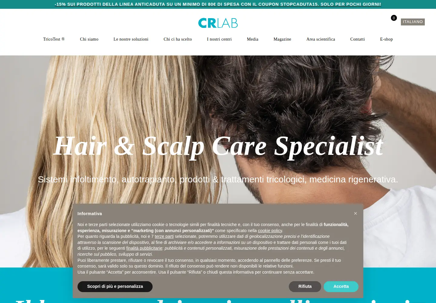 Screenshot of crlab.com