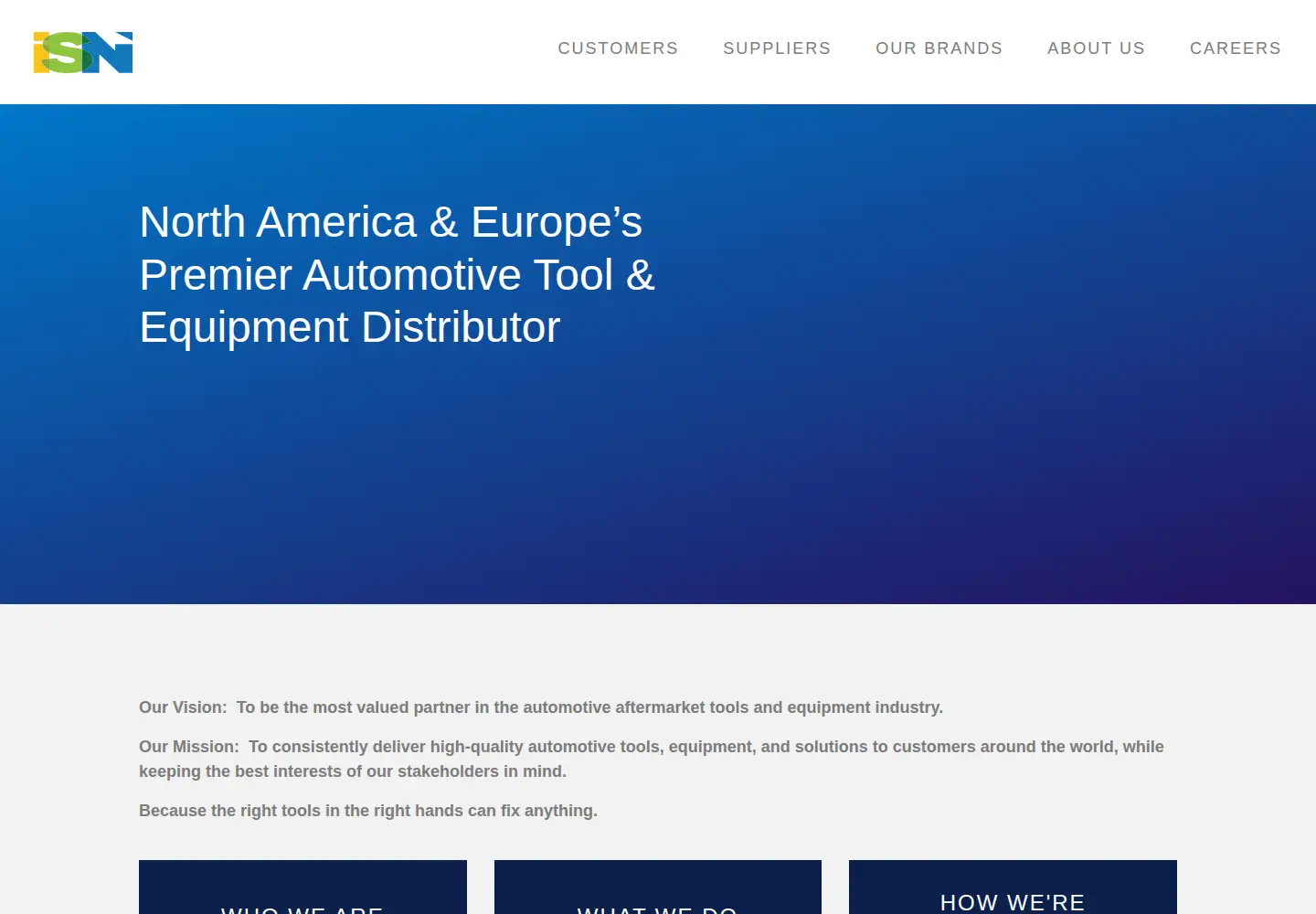 Screenshot of isnweb.com