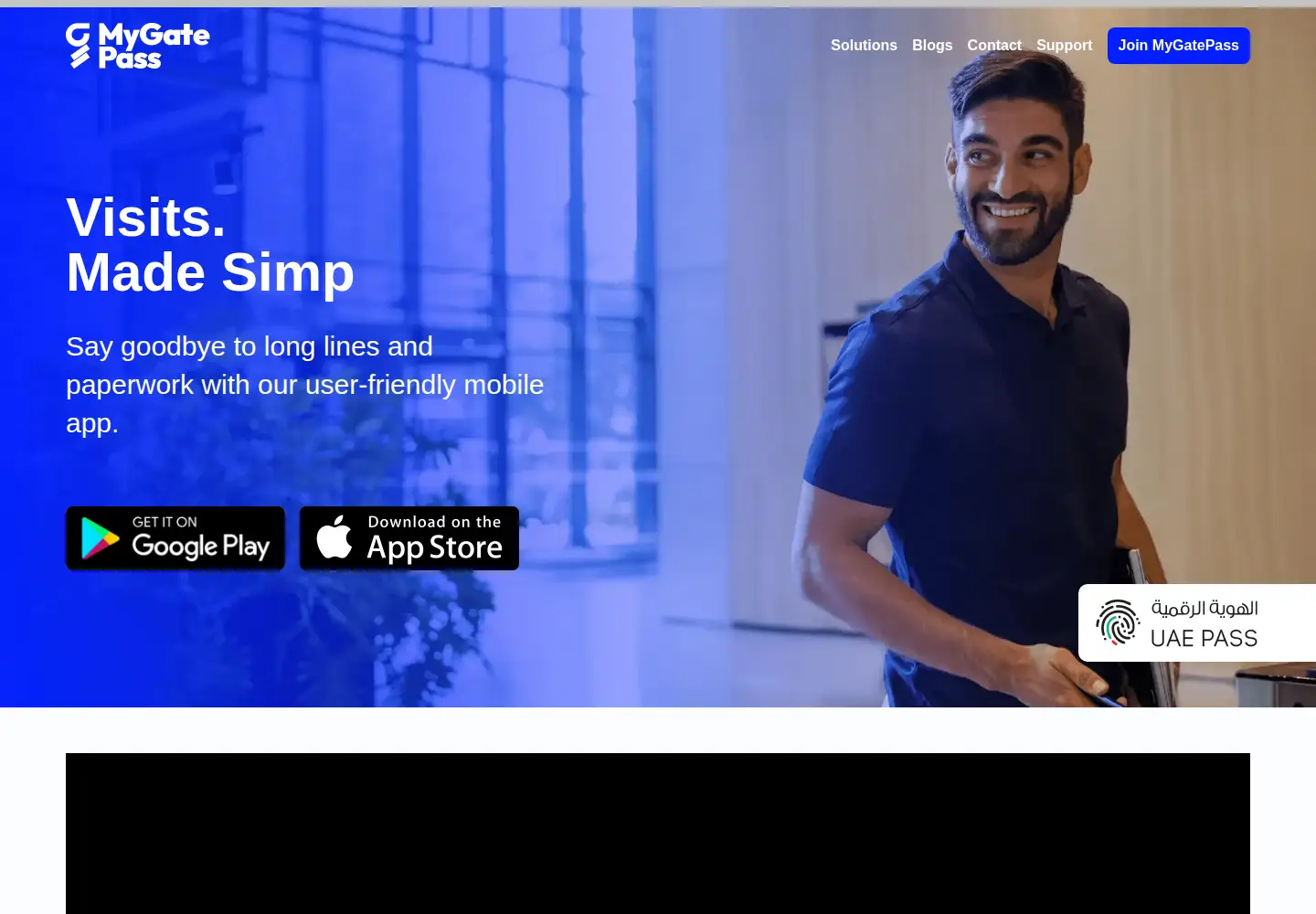 Screenshot of mygatepass.com