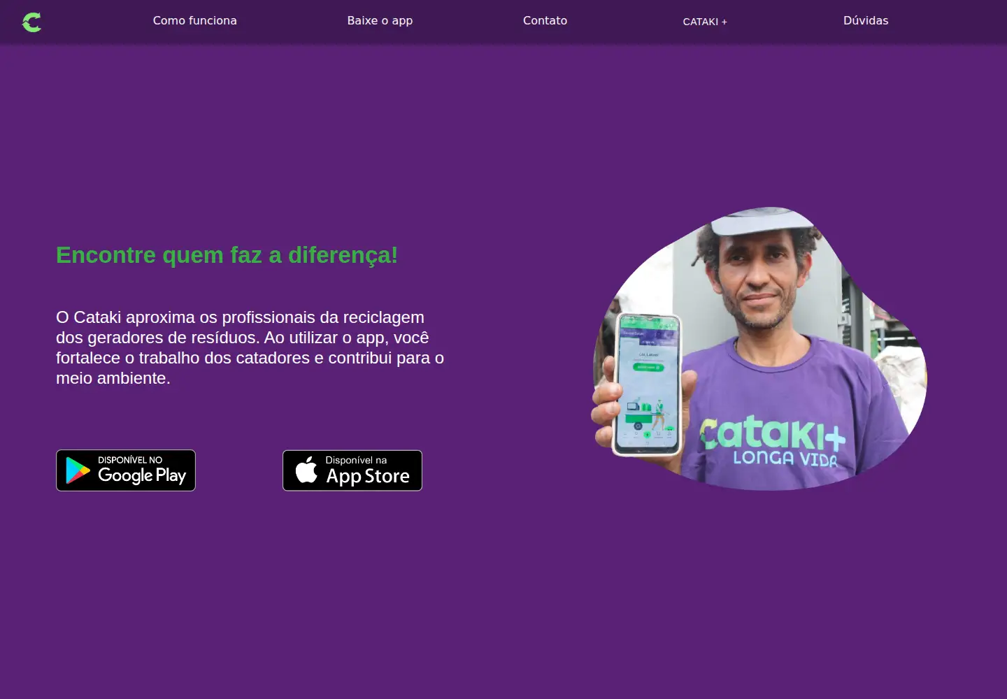 Captured homepage of cataki.org in the current scan