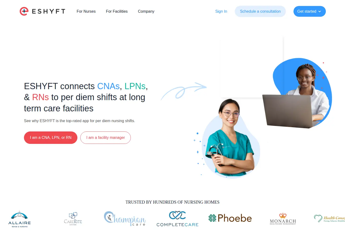 Screenshot of eshyft.com