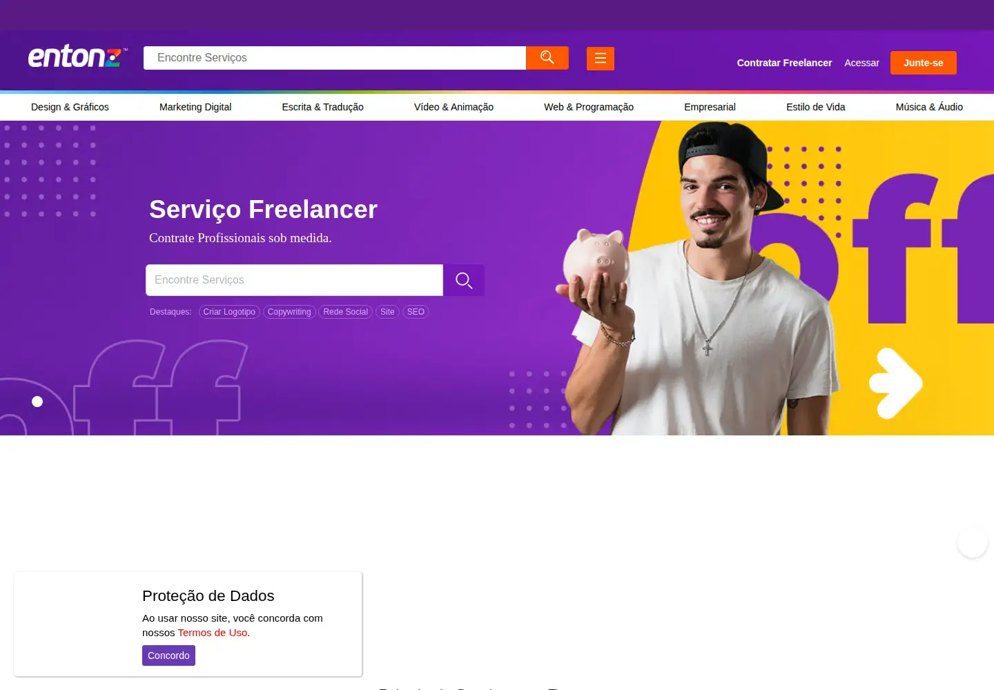 Screenshot of entonz.com