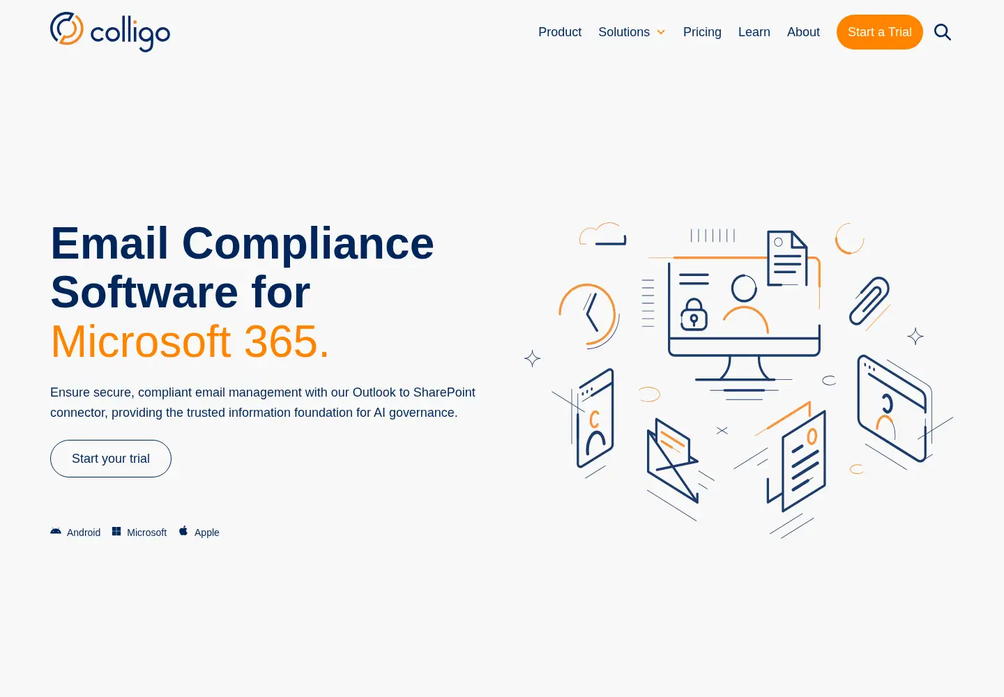 Screenshot of colligo.com