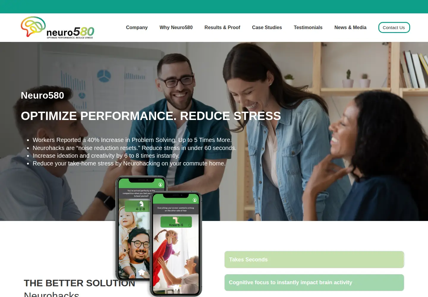 Screenshot of neuro580.com