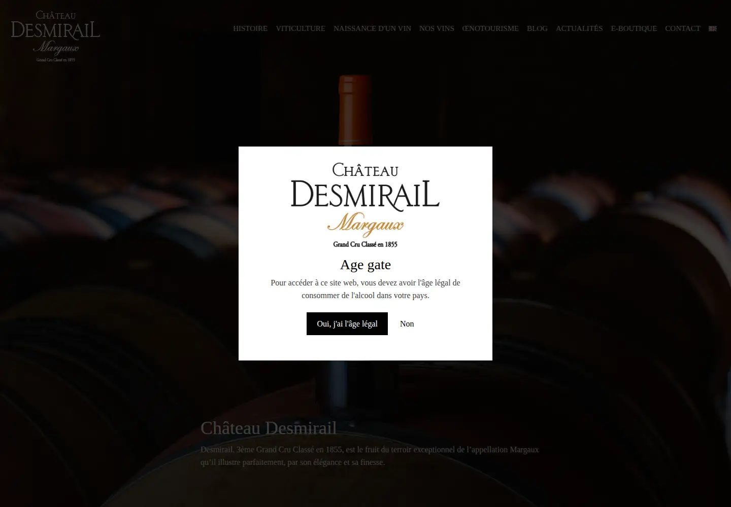 Screenshot of desmirail.com