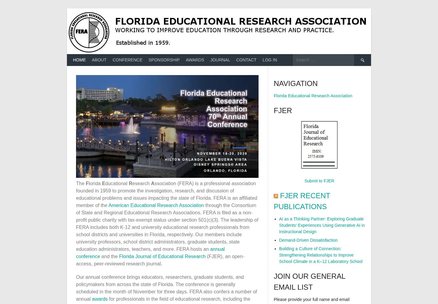Screenshot of feraonline.org