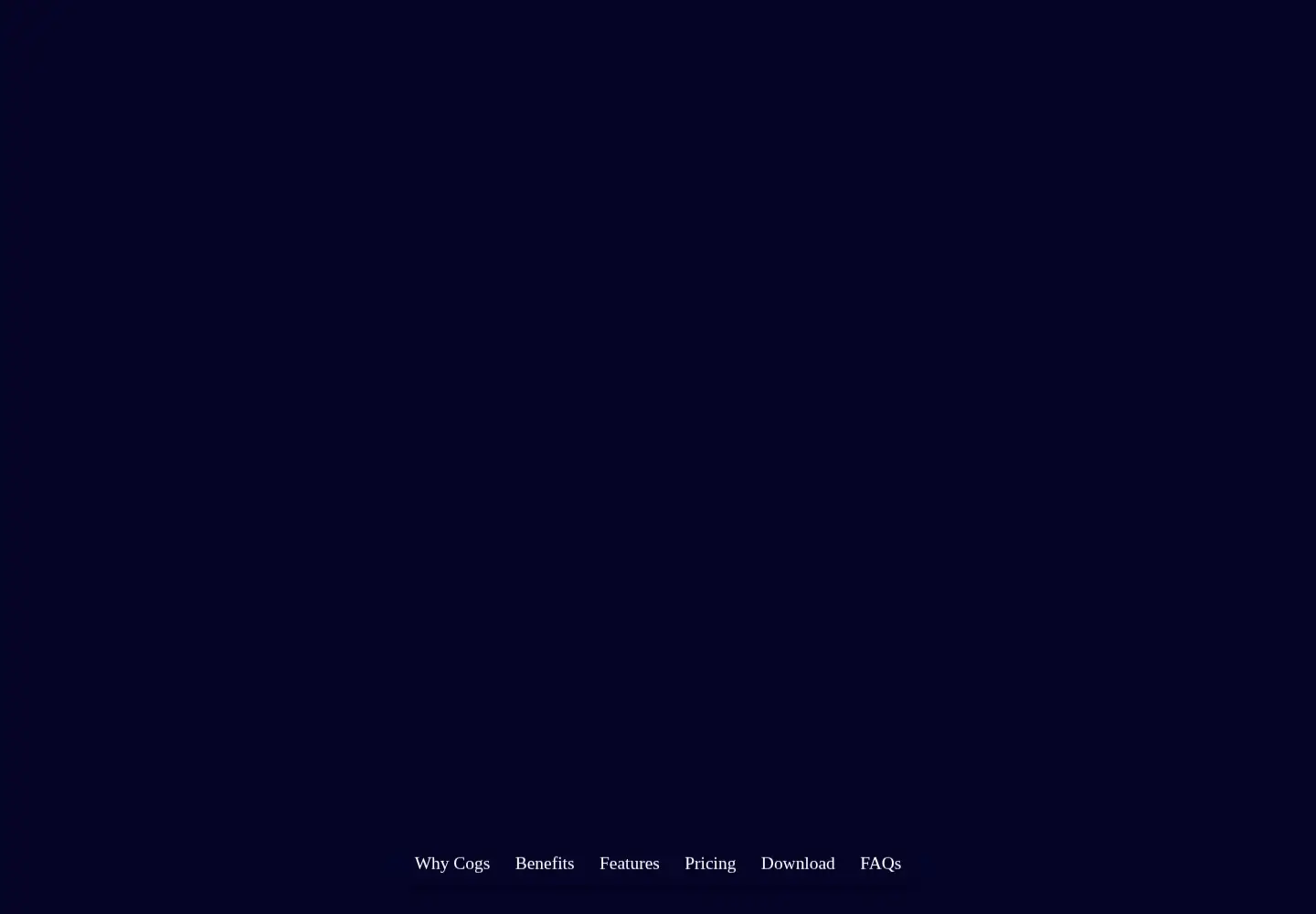 Screenshot of cogs-ai.com