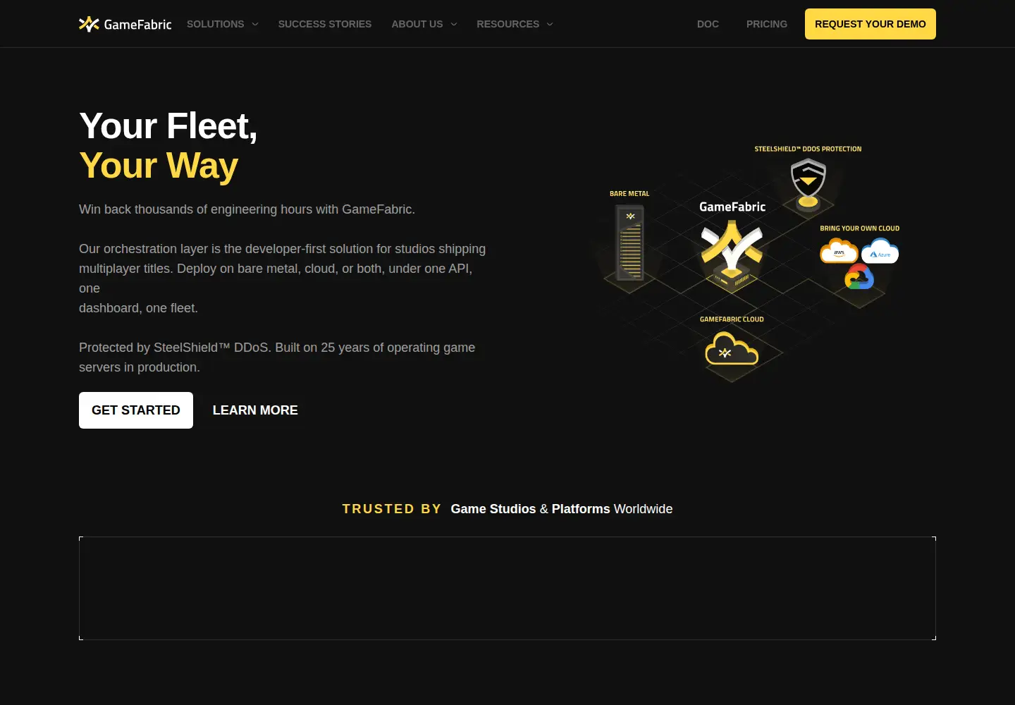 Screenshot of gamefabric.com