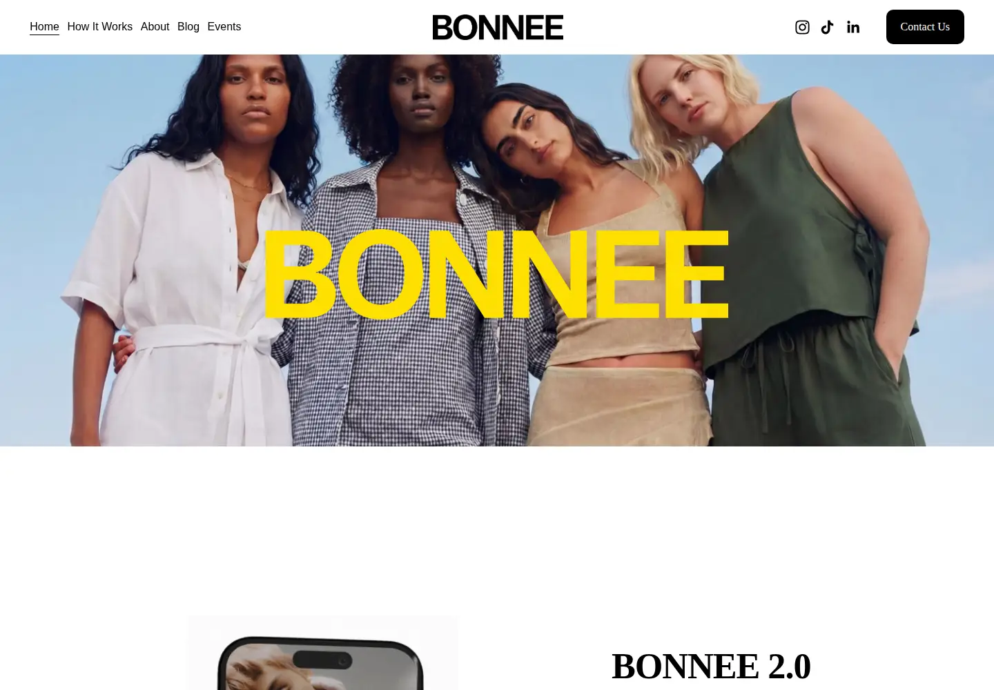 Screenshot of bonnee.co
