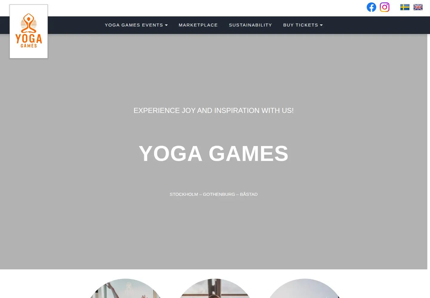 Screenshot of yogagames.org