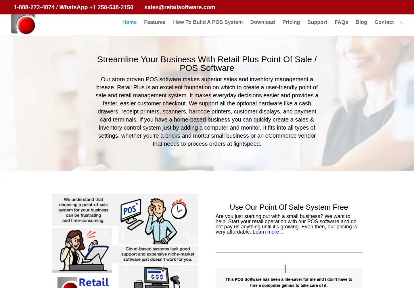 Screenshot of retailsoftware.com