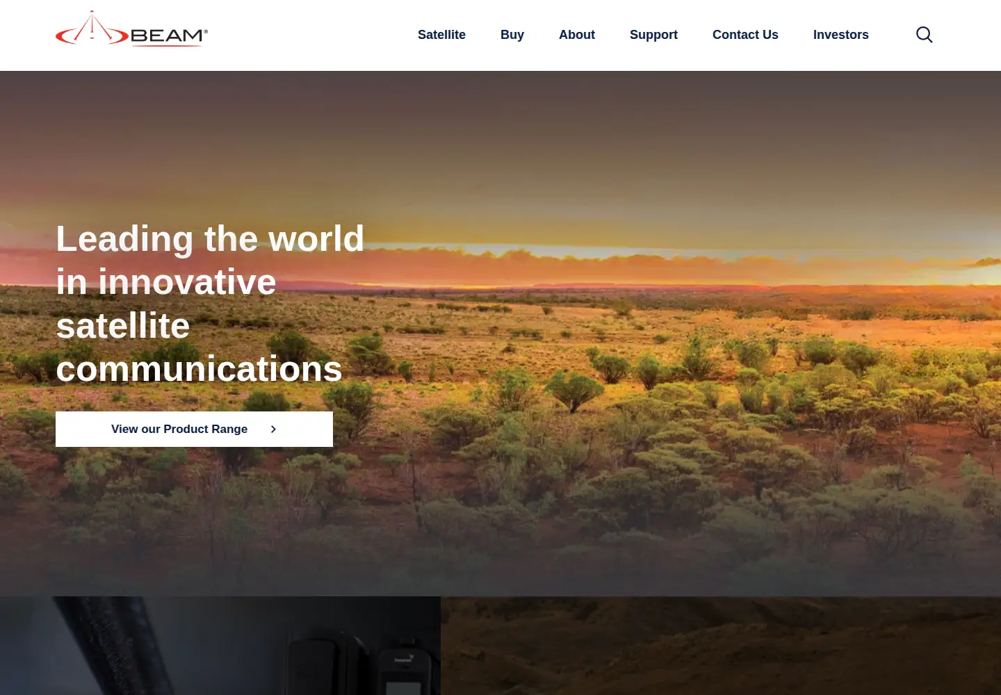 Screenshot of beamcommunications.com