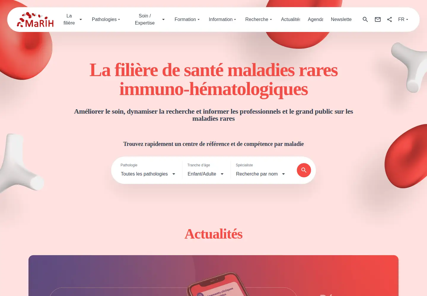 Screenshot of marih.fr
